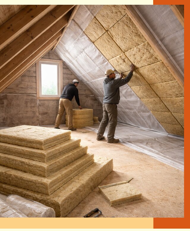 Утепление мансарды в Старом Осколе от 2529 руб/м2 — комплексно и под ключ | ТепломастерСрк