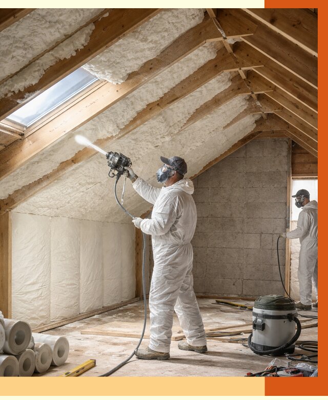 Утепление мансарды ППУ в Старом Осколе от 2782 руб./м² — заказать под ключ | ТепломастерСрк