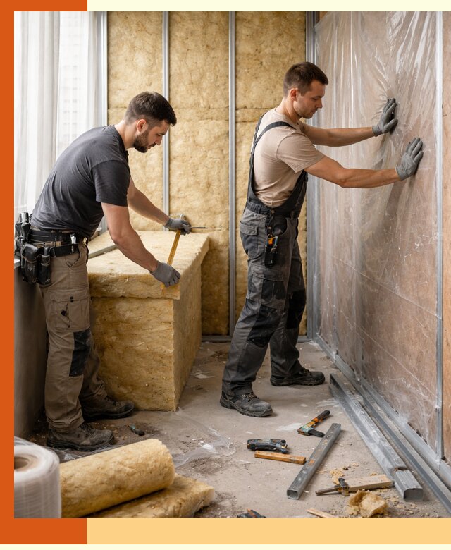 Профессиональное утепление лоджии в Старом Осколе эффективно и надежно