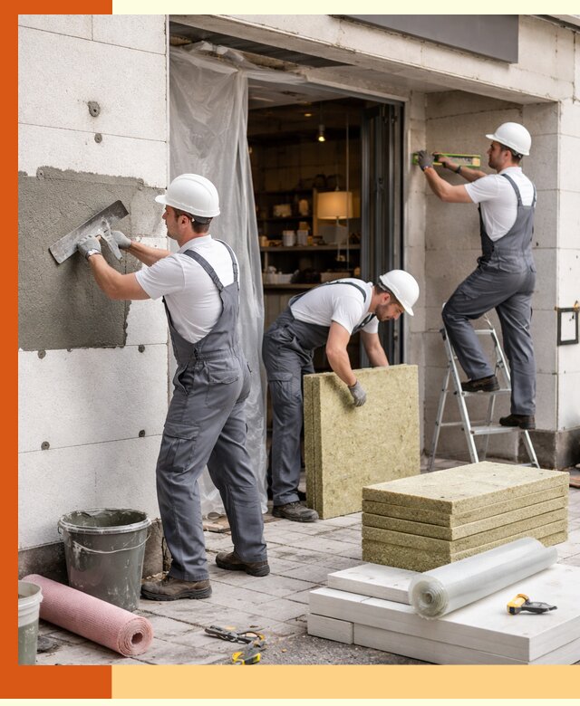 Утепление кафе в Старом Осколе: профессиональная теплоизоляция и монтаж