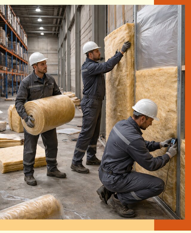 Утепление логистического центра в Старом Осколе от 4553 руб/м² под ключ | ТепломастерСрк