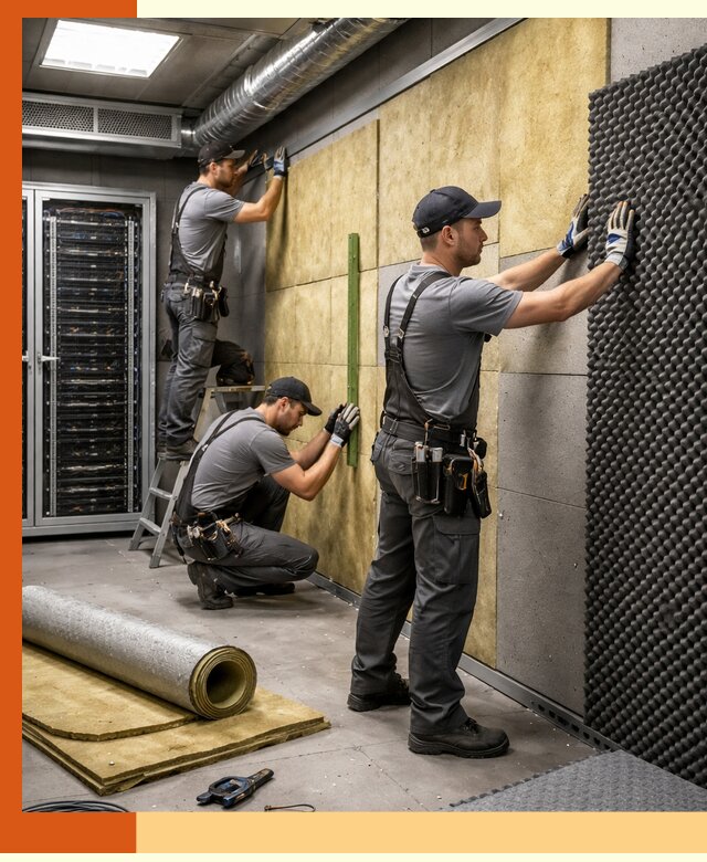 Утепление серверной комнаты профессионально в Старом Осколе