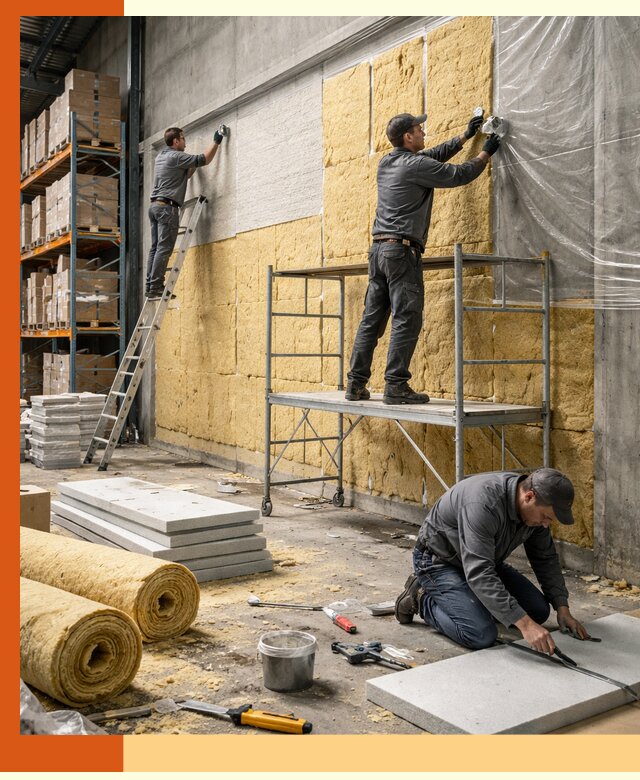 Утепление холодного склада под ключ в Старом Осколе