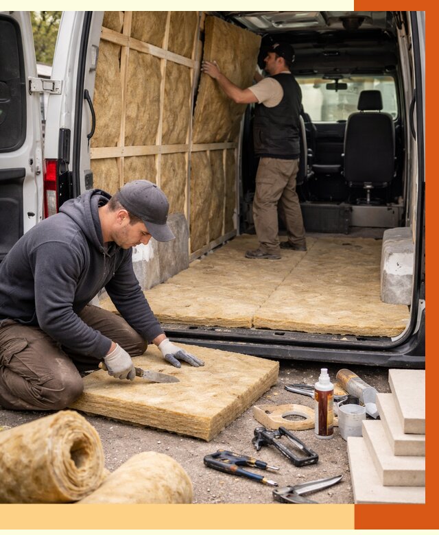 Утепление кемпера в Старом Осколе под ключ от 12140 руб. — профессионально | ТепломастерСрк