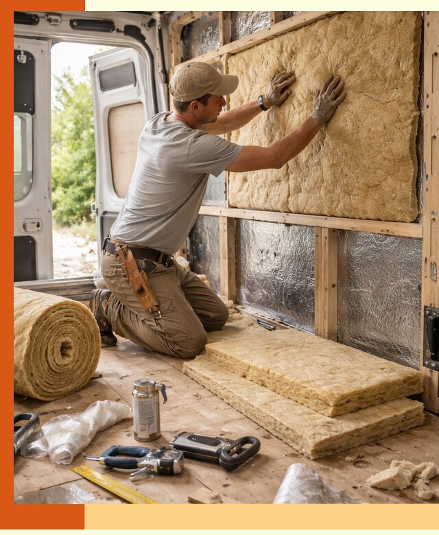 Утепление кемпера под ключ в Старом Осколе с гарантией качества