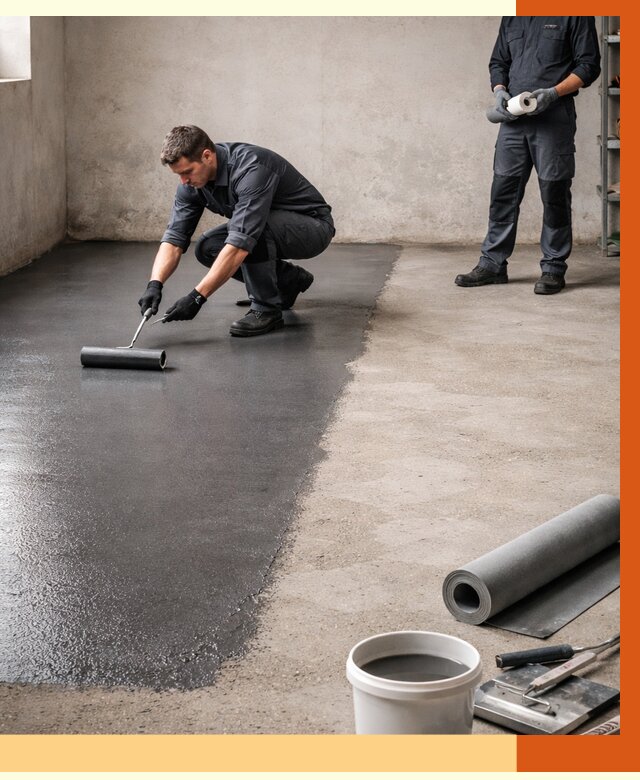 Гидроизоляция гаражного пола в Старом Осколе от 3541 руб./м² — ТепломастерСрк профессионально